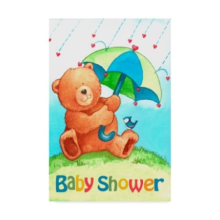 Melinda Hipsher 'Baby Shower Bear' Canvas Art,30x47